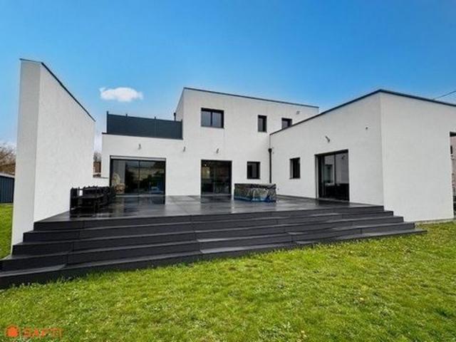 MAISON D’ARCHITECTE CONTEMPORAINE 2012 – HABITABLE DE PLAIN PIED – AULNOY LEZ VALENCIENNES