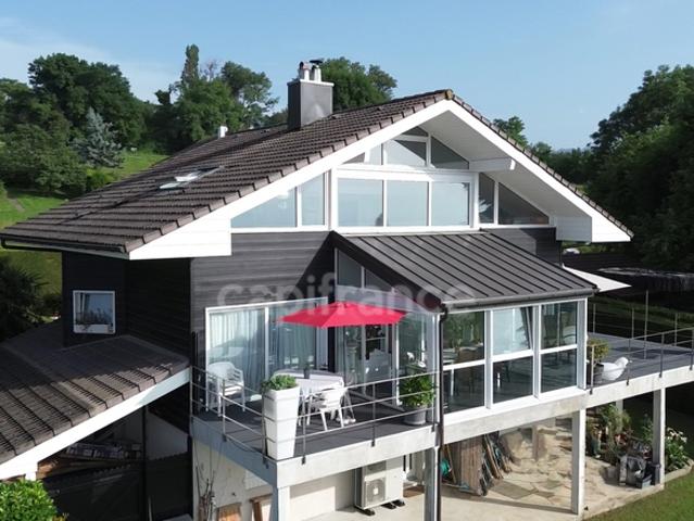 VUE LAC LÉMAN – VILLA D’ARCHITECTE AVEC PISCINE & STUDIO INDÉPENDANT MARIN 74