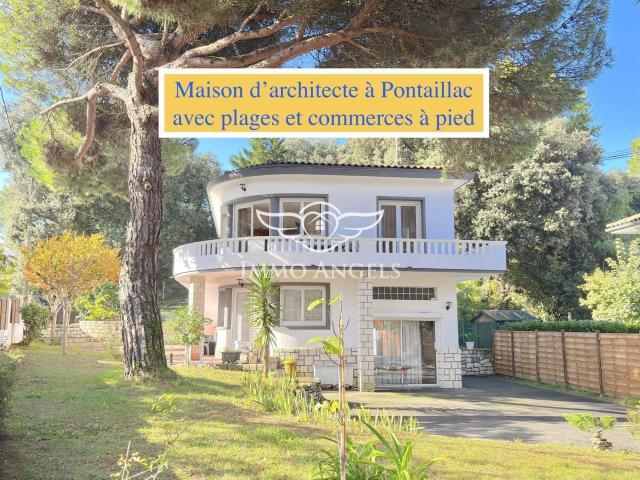 Maison d'architecte à Pontaillac avec plages et commerces à. 153m² Royan