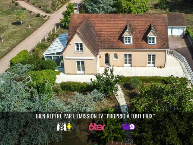 Maison d'architecte de 220 m2, 4 chambres à Bessay sur Allier