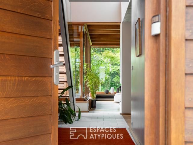 Maison d'architecte familiale en impasse privée Nantes Longchamp