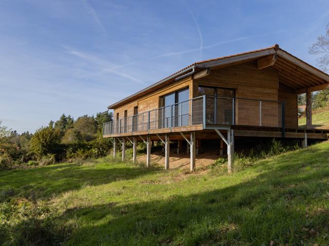 Maison d'architecte neuve de plain pied Vue panoramique