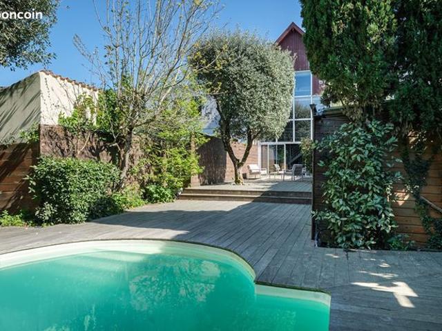 Maison d'architecte, piscine, dépendance Bordeaux Caudéran Bel Air