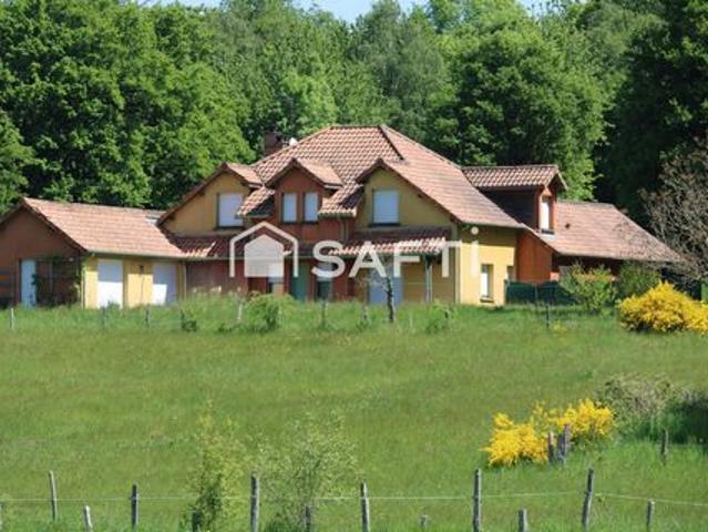 maison d'architecte toute équipée, sur un terrain de plus de 3 hectares