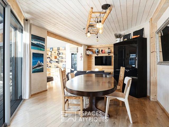 Maison d'architecte tel un refuge familial contemporain