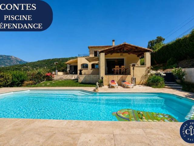 Maison de 3 chambres de luxe en vente à Contes, Provence Alpes Côte d'Azur