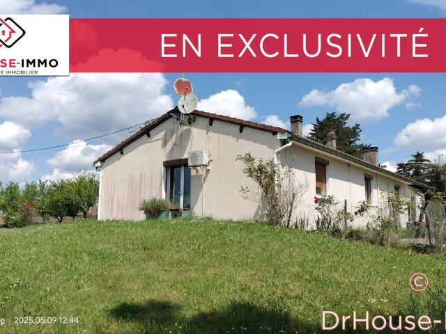 Maison de 100m² à la campagne sur une superficie de 2440m²