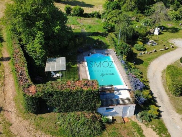 Maison de 120 m2 avec piscine et jardin de 2078 m2