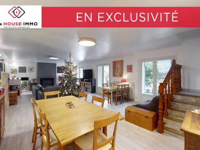 maison de 160m2 sur deux niveaux avec terrasses et grande cave voutée