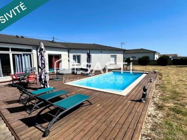 Maison de 2019, 110 m2 habitable, piscine, climatisation