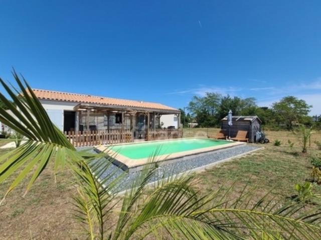 Maison de 2024 terrain clos avec piscine et garage plain pied