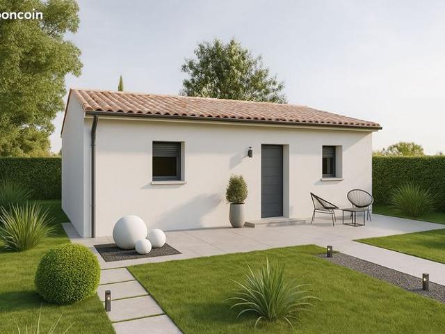 Maison de 49.7 m² sur un terrain de 1326 m² à ASLONNES en VIENNE 86