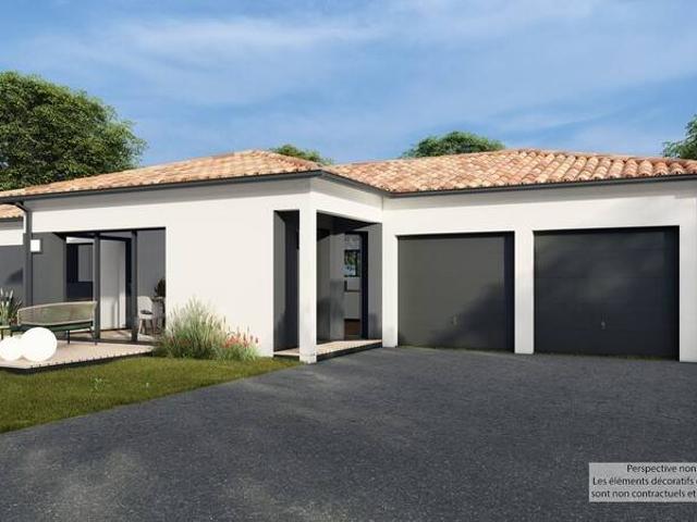 Maison de 4 pièces Terrain de 835m²