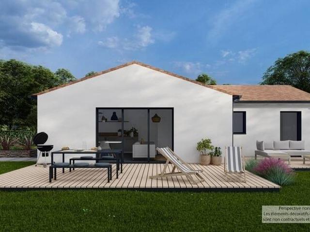 Maison de 4 pièces Terrain de 379m²