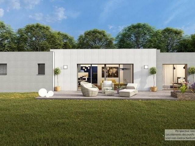 Maison de 5 pièces Terrain de 676m²