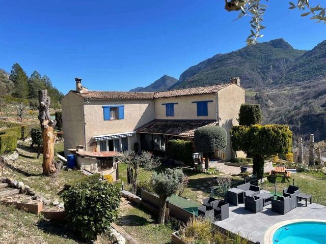 Maison de 6 pièces de luxe en vente à Puget Théniers, Provence Alpes Côte d'Azur