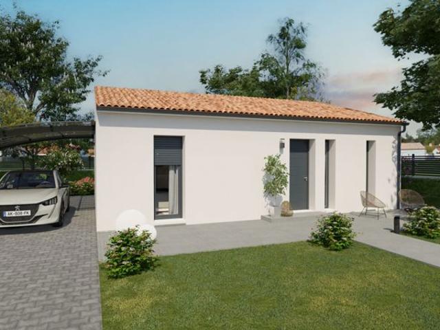 Maison de 70.22 m² sur un terrain de 550 m² à MONTFAUCON MONTIGNE en MAINE ET LOIRE 49