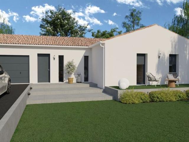 Maison de 74.44 m² sur un terrain de 800 m² à ECOYEUX en CHARENTE MARITIME 17