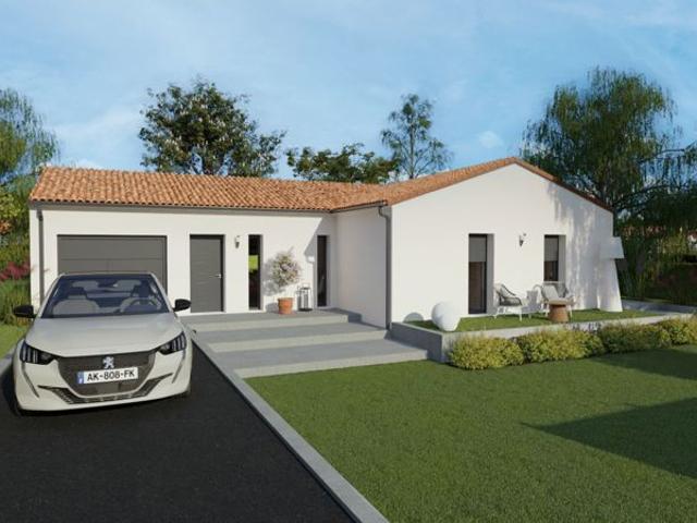 Maison de 74.44 m² sur un terrain de 300 m² à SAINT MACAIRE EN MAUGES en MAINE ET LOIRE 49