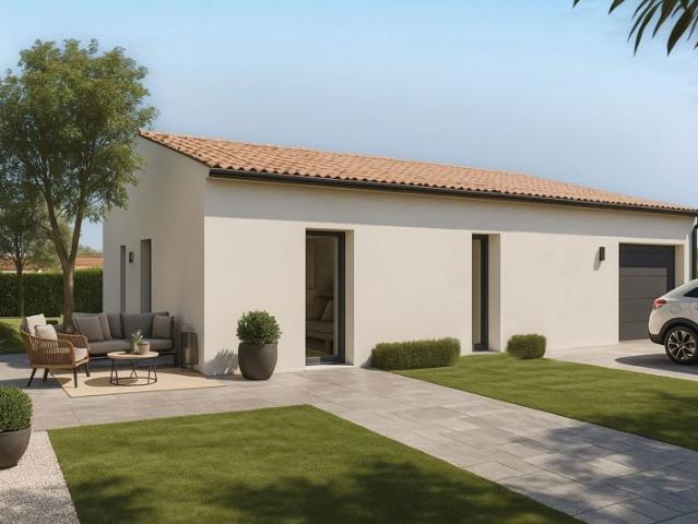 Maison de 76.45 m² sur un terrain de 554 m² à LE MAY SUR EVRE en MAINE ET LOIRE 49