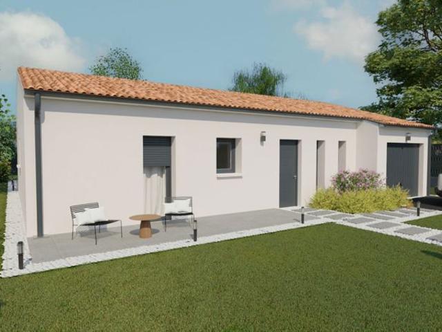 Maison de 76.49 m² sur un terrain de 750 m² à TILLIERES en MAINE ET LOIRE 49