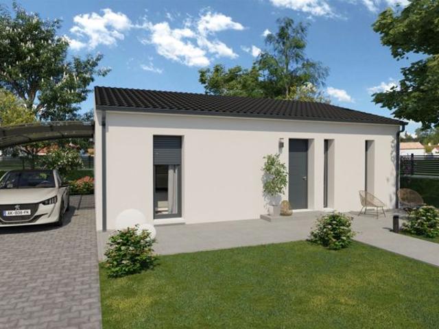 Maison de 79.3 m² sur un terrain de 987 m² à SAINT VAIZE en CHARENTE MARITIME 17