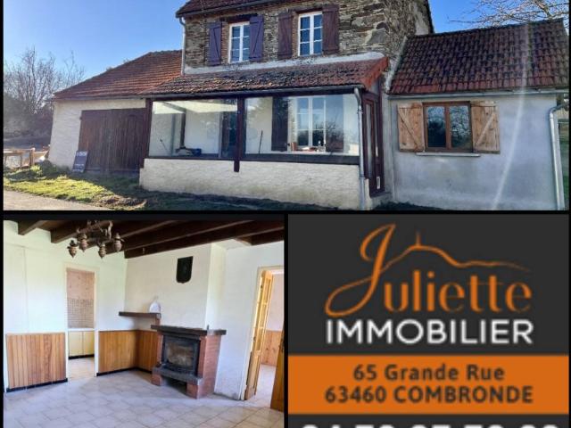 MAISON DE 80m² AVEC GARAGE A RENOVER
