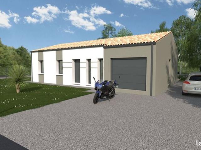 Maison de 81.00 m² + un garage de 16.50 m² sur un terrain de 513 m² à CHAILLE LES MARAIS en VENDEE