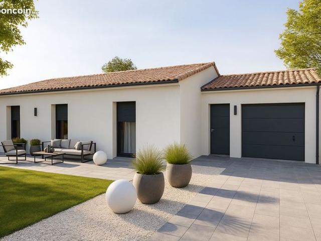 Maison de 82.46 m² sur un terrain de 1278 m² à FLEIX en VIENNE 86