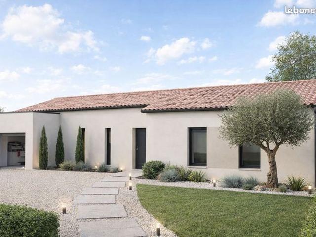 Maison de 83.06 m² sur un terrain de 575 m² à VENDEUVRE DU POITOU en VIENNE 86