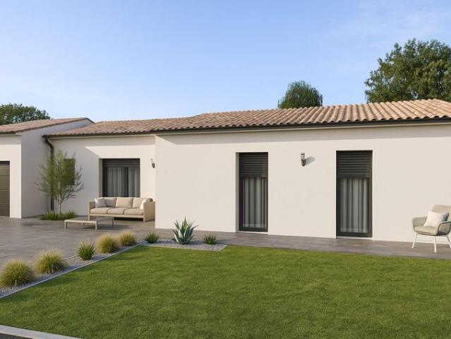 Maison de 83.85 m² sur un terrain de 300 m² à SAINT PIERRE DES ECHAUBROGNES en DEUX SEVRES 79