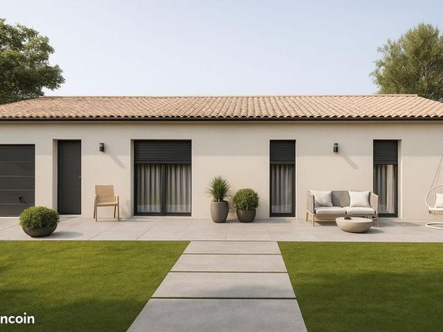 Maison de 84.56 m² sur un terrain de 589 m² à PLEUMARTIN en VIENNE 86
