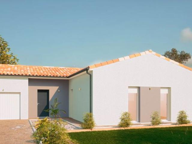 Maison de 87.5 m² sur un terrain de 750 m² à TILLIERES en MAINE ET LOIRE 49