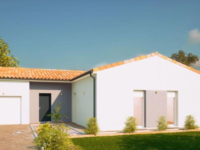 Maison de 87.5 m² sur un terrain de 850 m² à SALLES D'ANGLES en CHARENTE 16