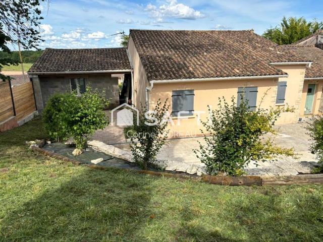 Maison de 87m²,cuisine ouverte sur séjour,3 chambres
