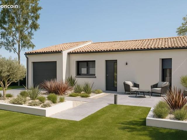 Maison de 88.87 m² sur un terrain de 608 m² à FONTENAY LE COMTE en VENDEE 85