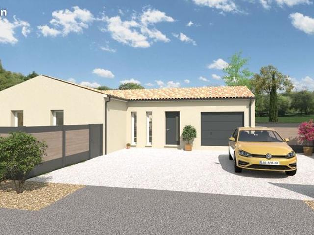 Maison de 90.16 m² sur un terrain de 605 m² à MANSLE en CHARENTE 16