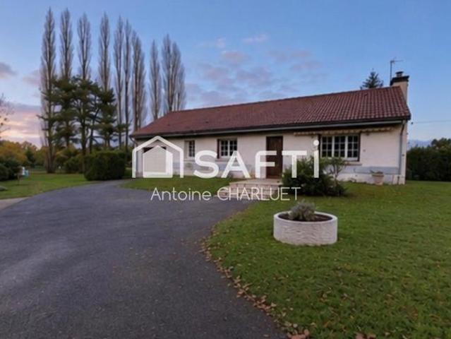 Maison de 90 m² en campagne 3 chambres terrain de 3999 m²