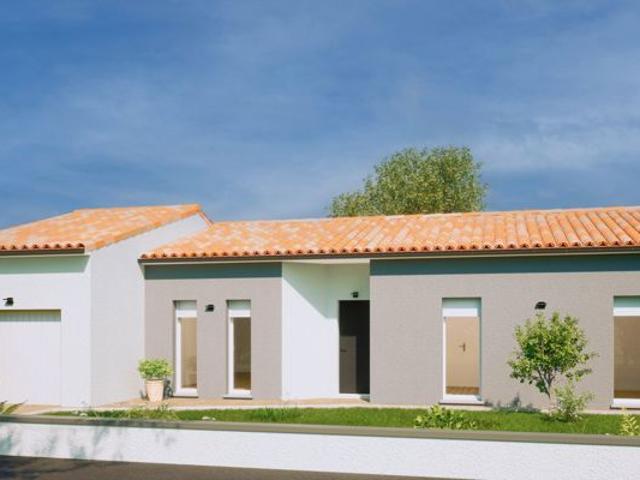 Maison de 91.32 m² sur un terrain de 750 m² à TILLIERES en MAINE ET LOIRE 49