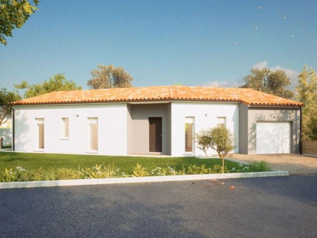 Maison de 91.45 m² sur un terrain de 750 m² à TILLIERES en MAINE ET LOIRE 49