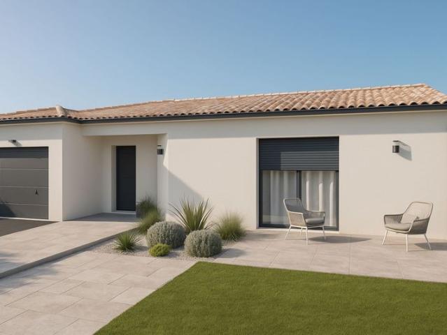 Maison de 93.52 m² sur un terrain de 328 m² à MIGNE AUXANCES en VIENNE 86