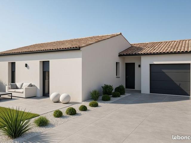Maison de 95 m² sur un terrain de 222 m² à BOURNEZEAU en VENDEE 85