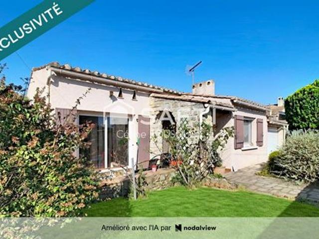 Maison de 96 m2 avec garage sur terrain de 533 m2