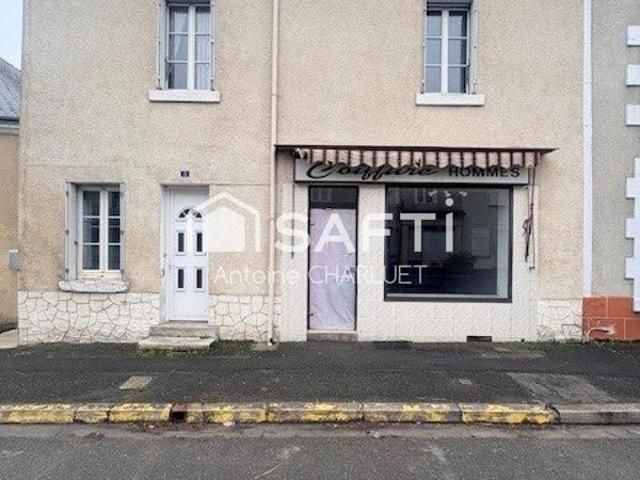 Maison de 97 m² deux chambres ancien salon de coiffure