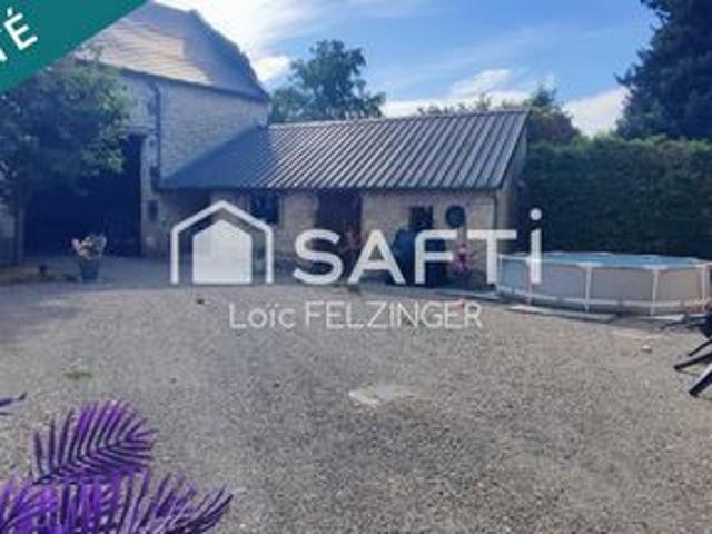 Maison de campagne de 77m2 sur une parcelle de 595m2 totalement close