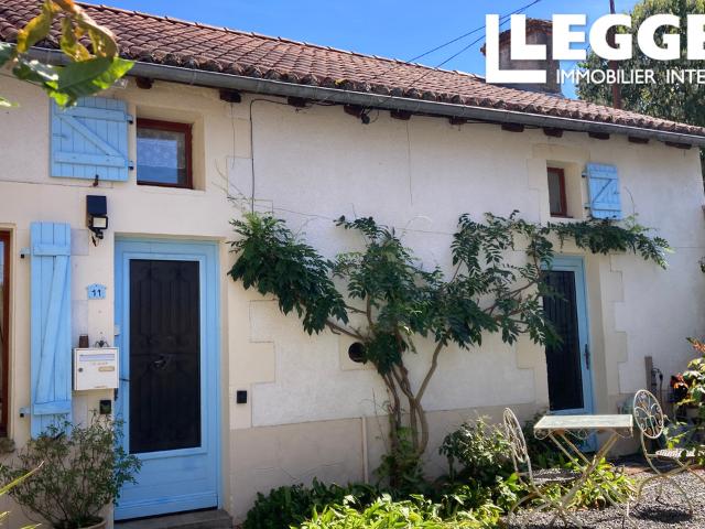 Maison de caractère, avec 3 chambres, prête à vivre avec jardin, accompagnée d’une seconde maison à aménager