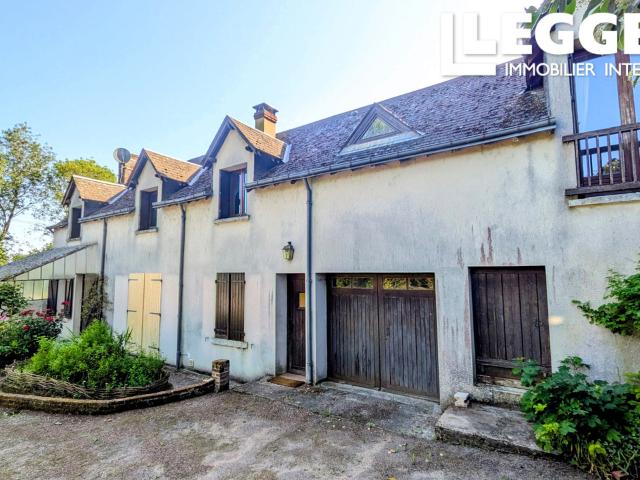 Maison de caractère avec dépendances à Chaumont sur Loire, proche Amboise et Blois