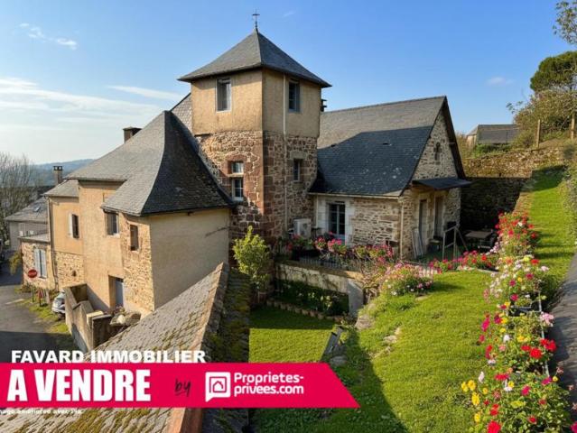 Maison de caractère avec tour, piscine et vue sur le viaduc