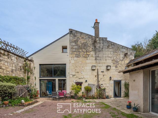 Maison de caractère à flanc de coteau 152m² Candes Saint Martin