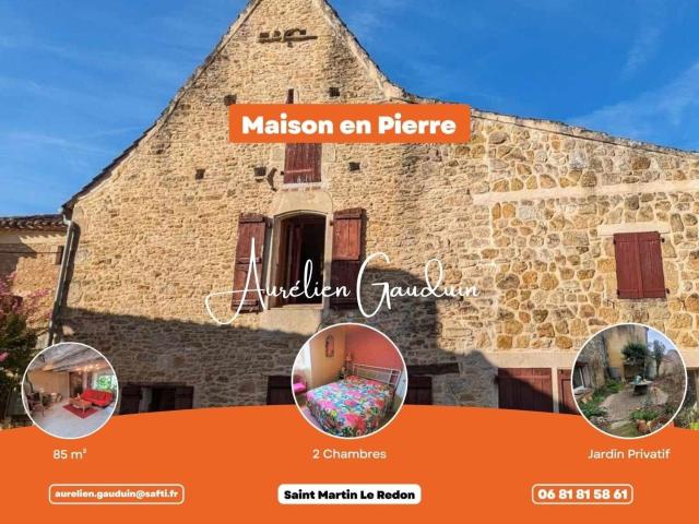 Maison de caractère dans 1 charmant village lotois